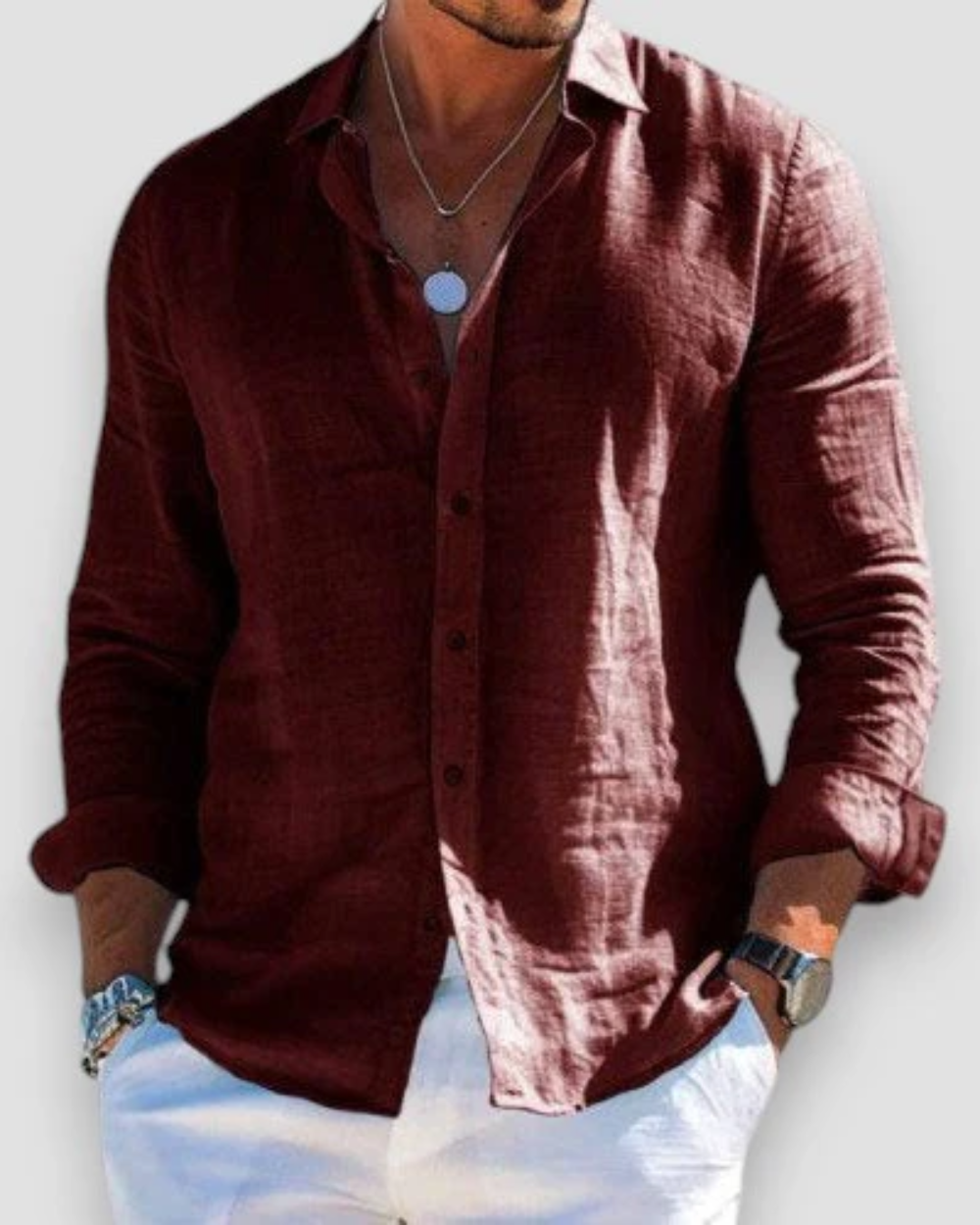 Chic Curve-Hugging Shirt