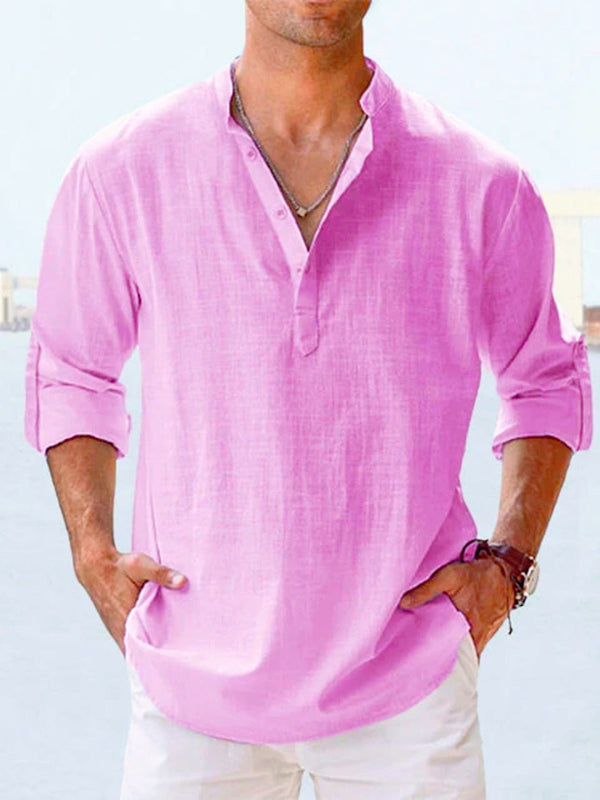 Slimming Linen Shirt for Effortless Style