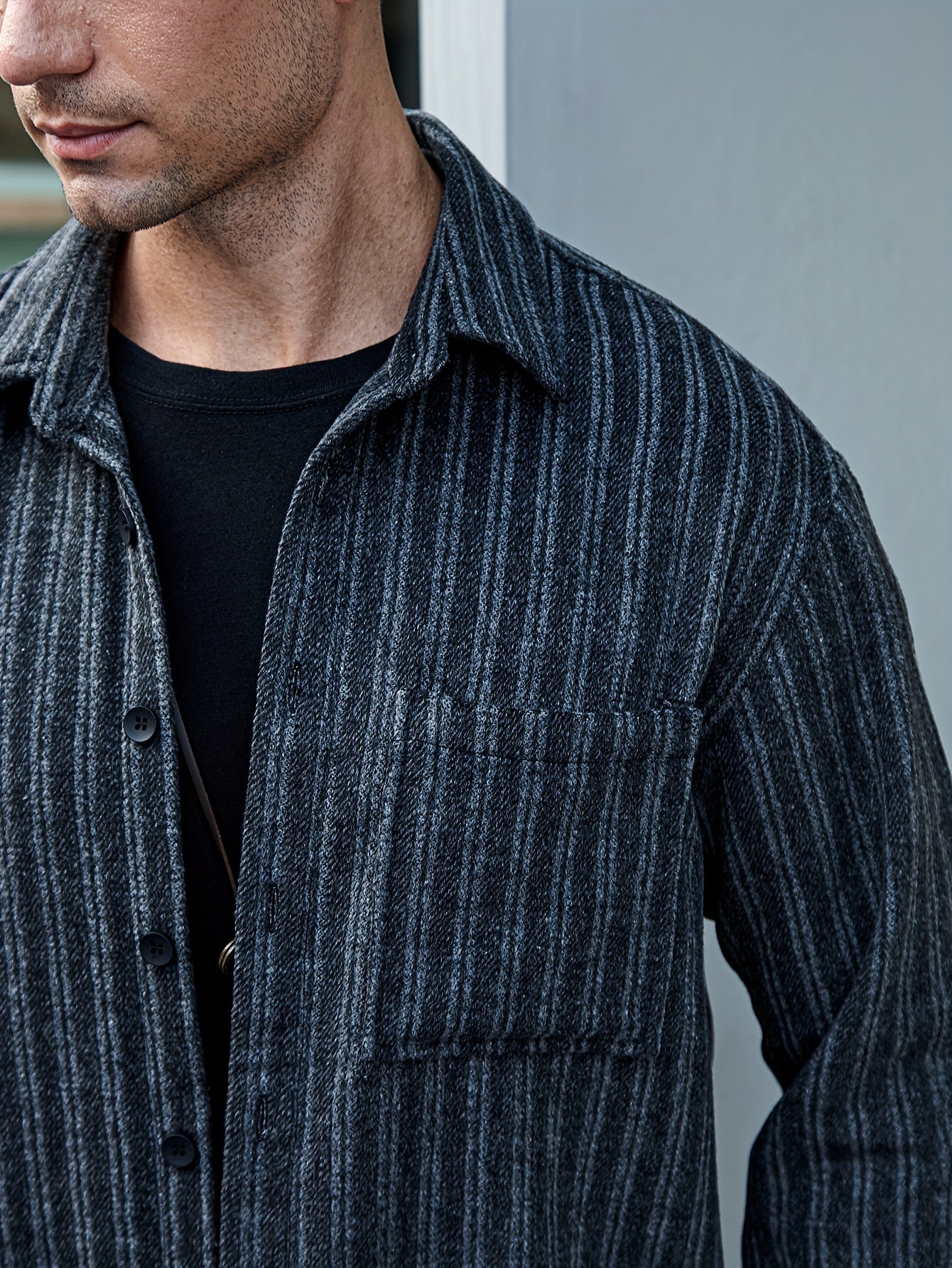 Flattering-Fit Plaid Shirt