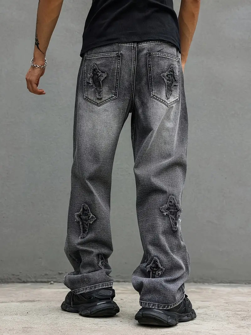 Comfort-Fit Star Jeans