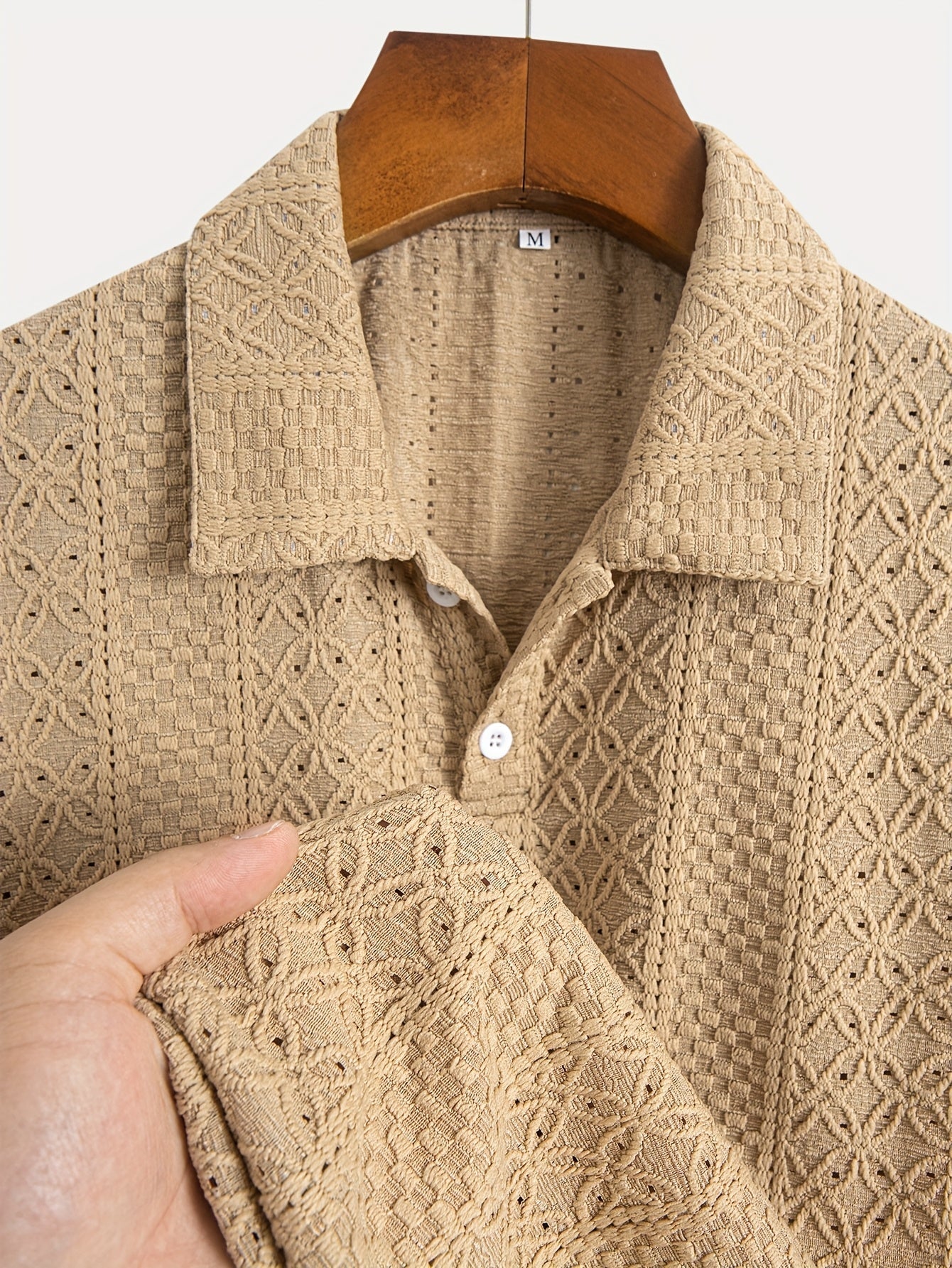 Flattering Lace Knit Shirt