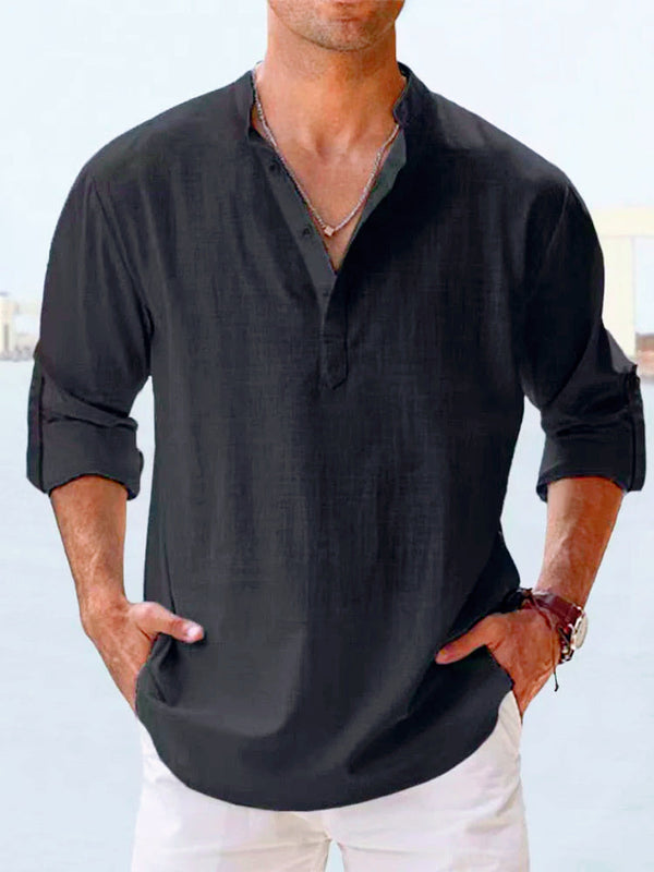 Slimming Linen Shirt for Effortless Style