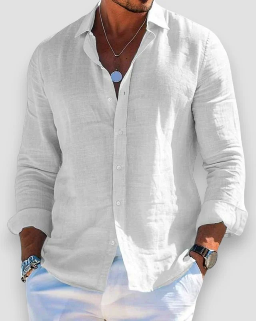 Chic Curve-Hugging Shirt
