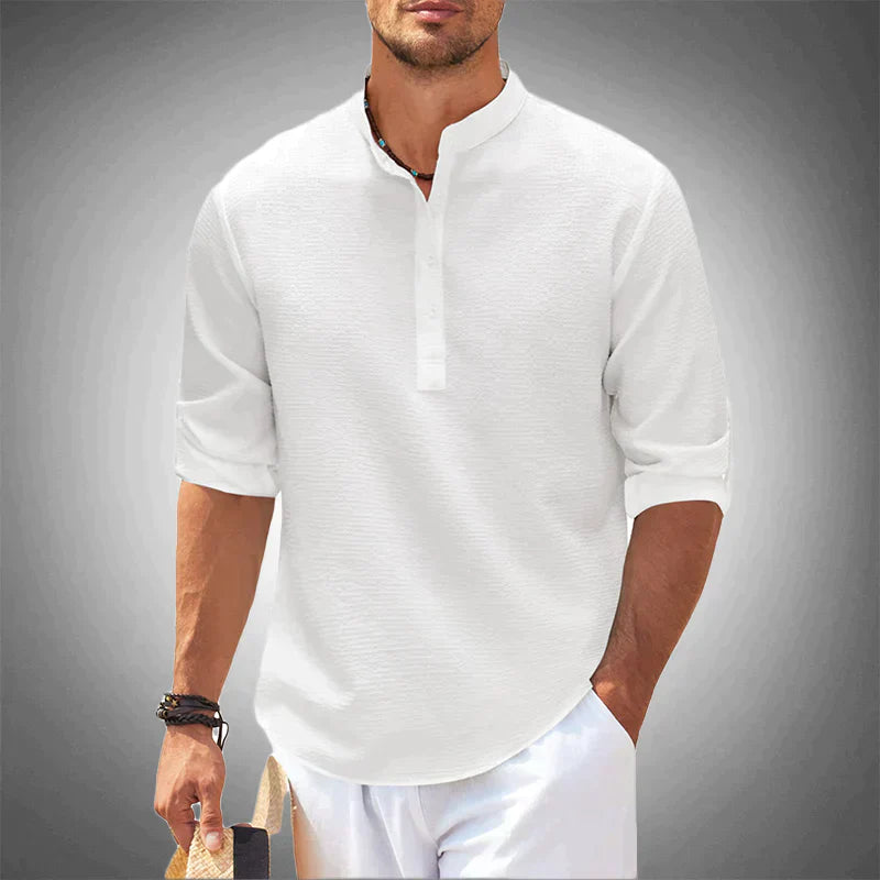 Effortless Comfort Henley Shirt