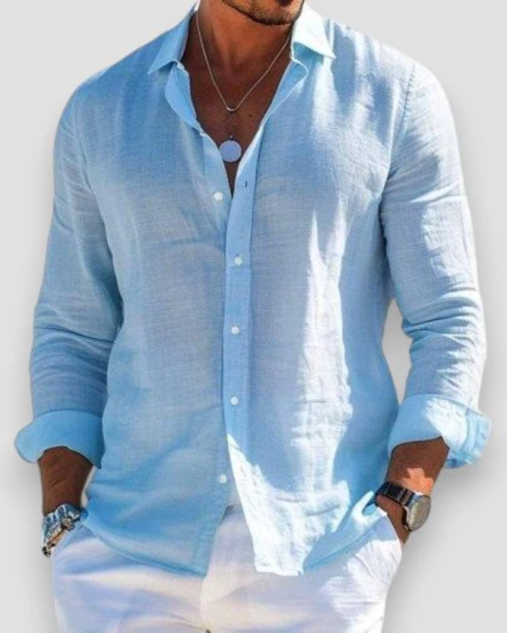 Chic Curve-Hugging Shirt