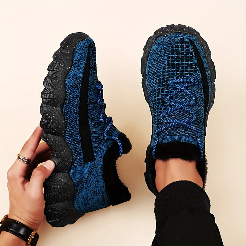 Lace-Knit Comfort Sneakers