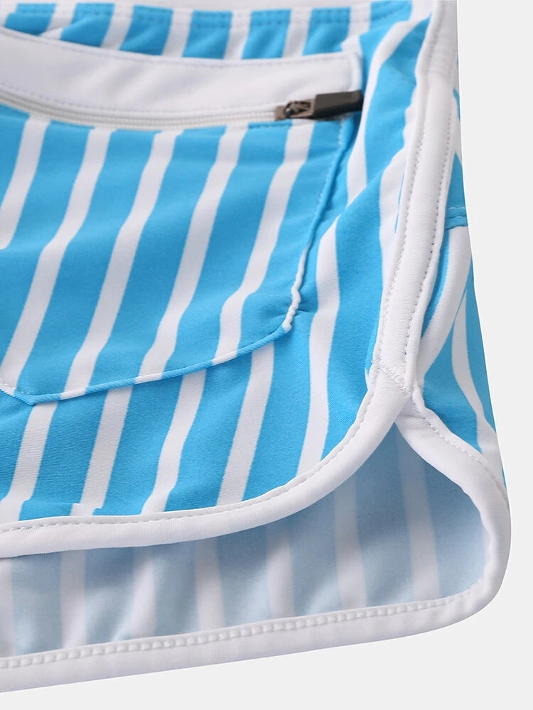 Secure-Pocket Swim Trunks