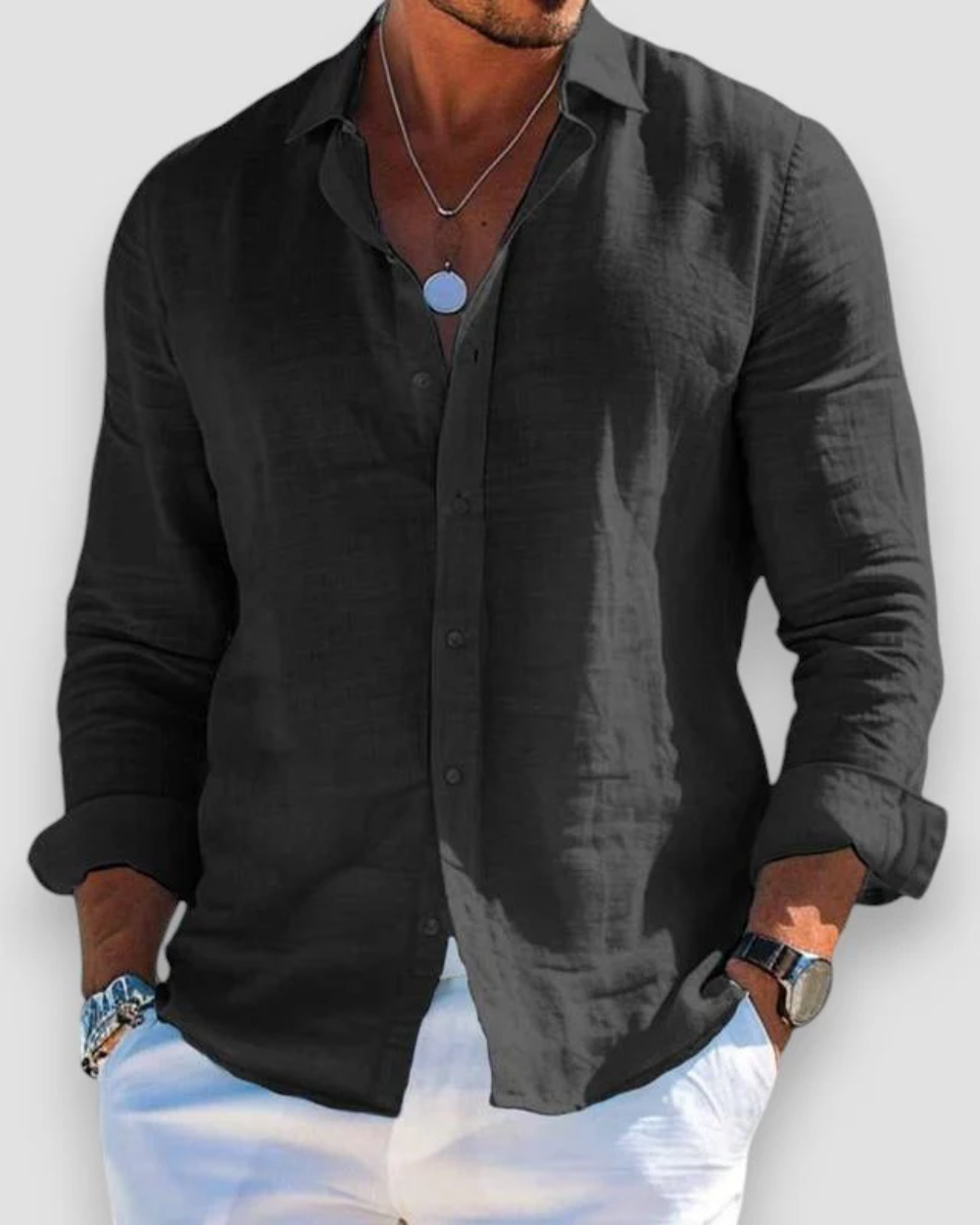 Chic Curve-Hugging Shirt