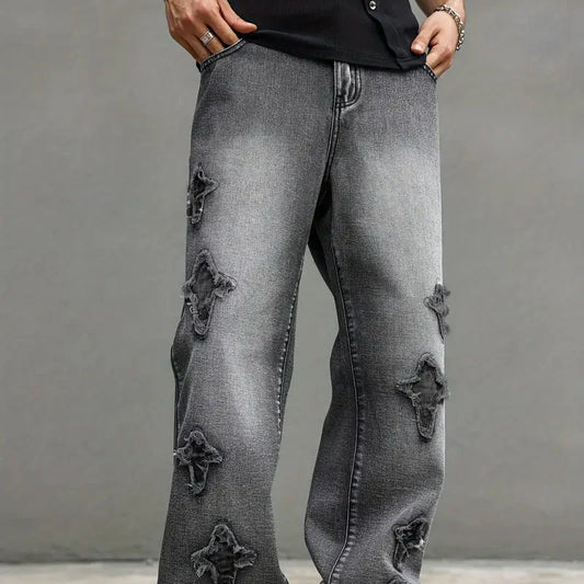 Comfort-Fit Star Jeans