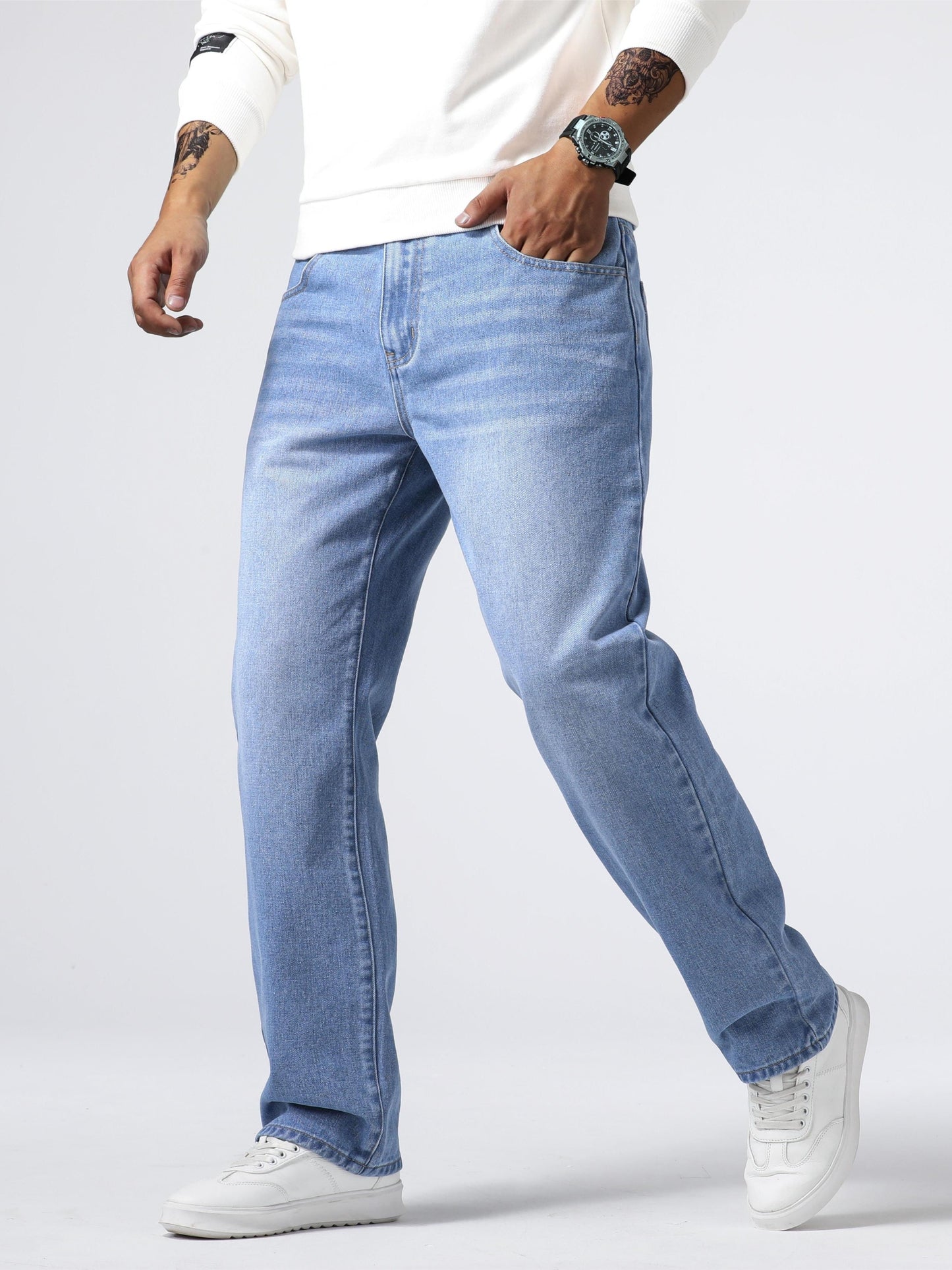 Everyday-Comfort Denim Pants