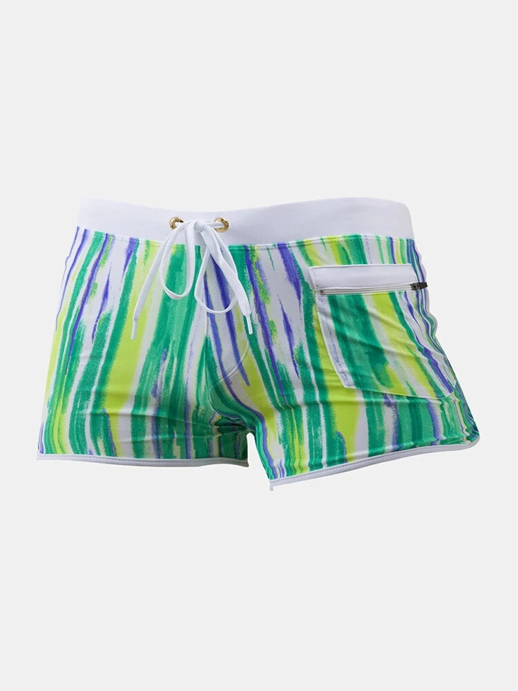 Secure-Pocket Swim Trunks