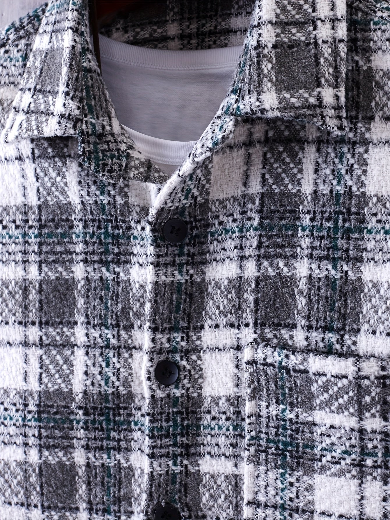 Flattering-Fit Plaid Shirt