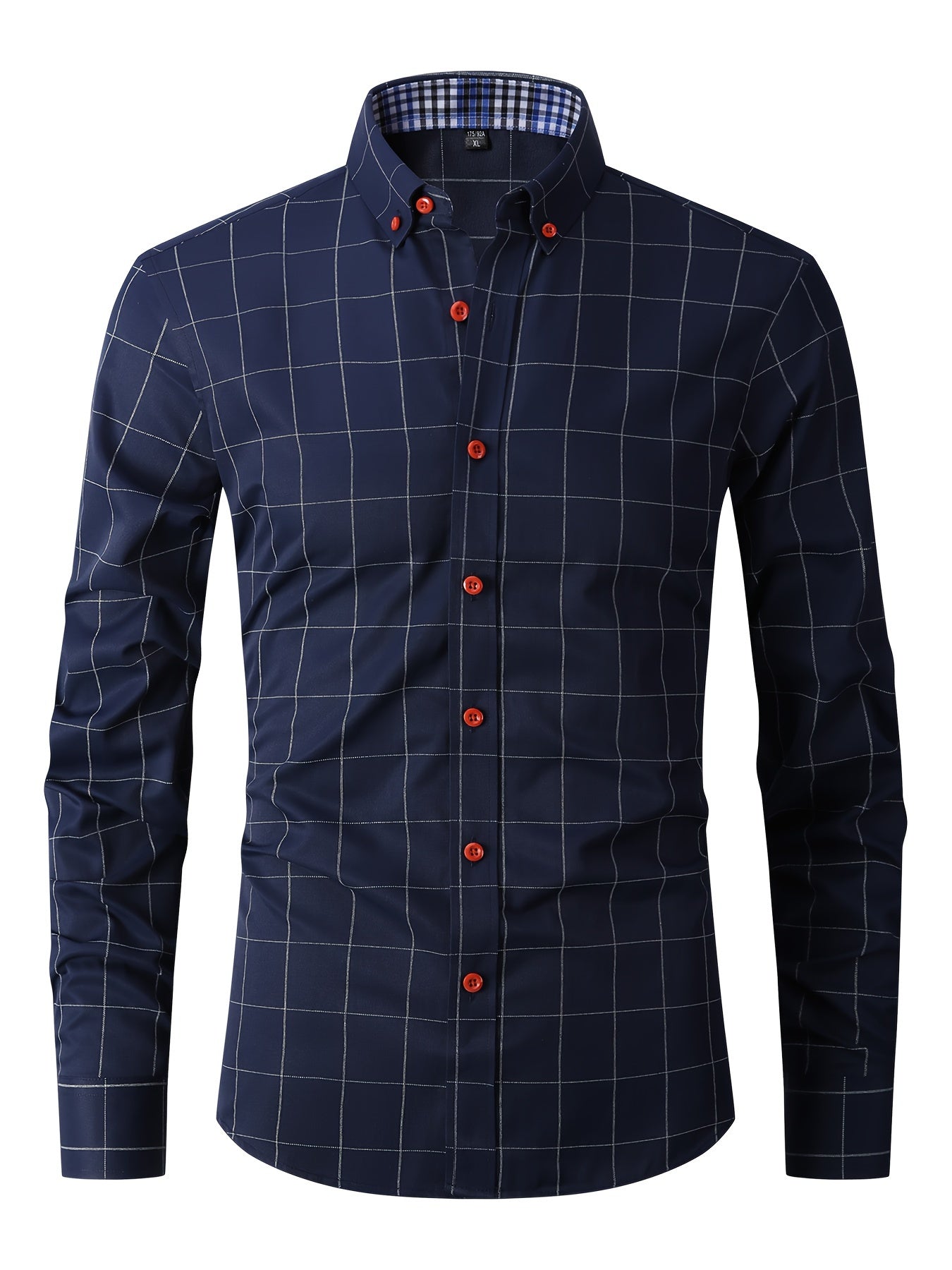 Men's Easy-Care Plaid Shirt