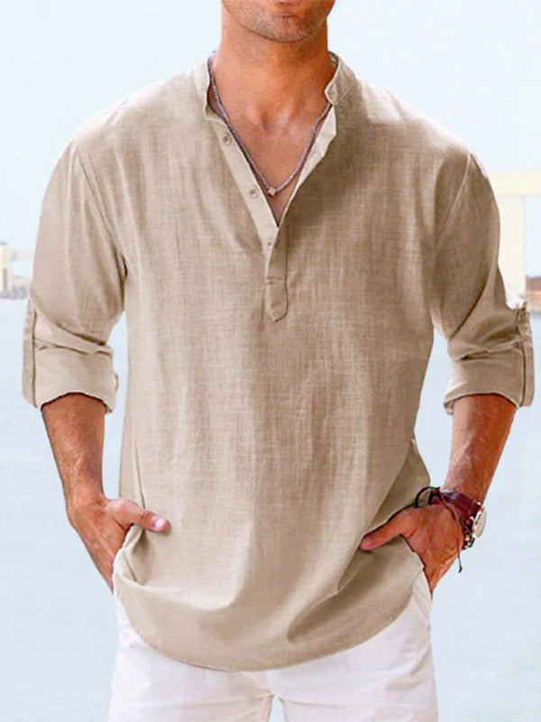 Slimming Linen Shirt for Effortless Style