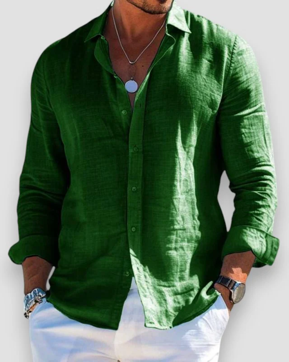 Chic Curve-Hugging Shirt