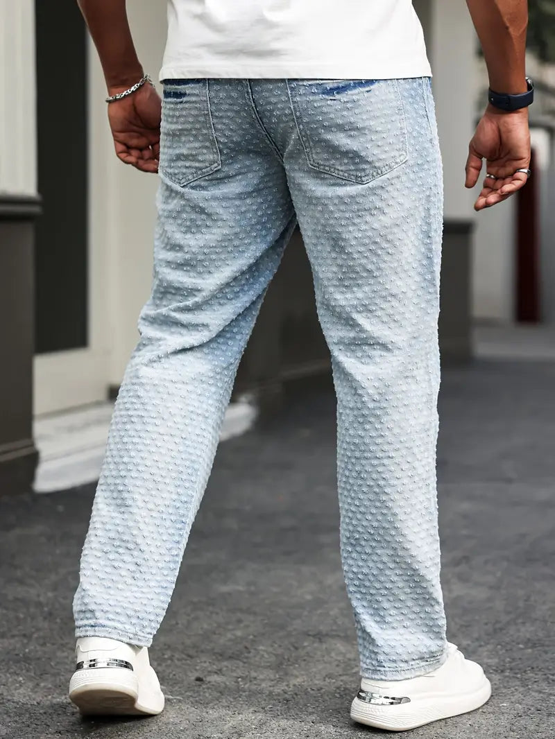 Relaxed Embroidered Jeans