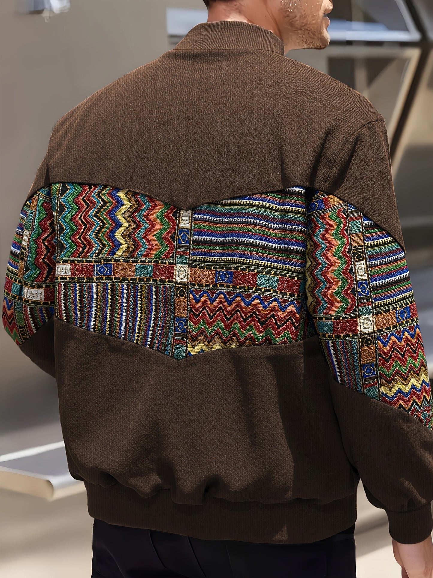 Flattering Color-Block Jacket