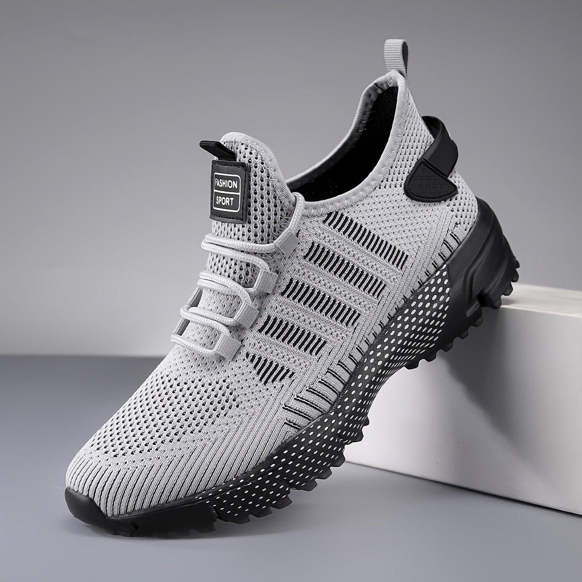 Cloud-Soft Plaid Sneakers