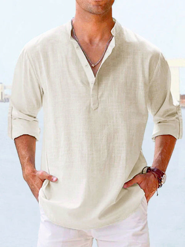 Slimming Linen Shirt for Effortless Style