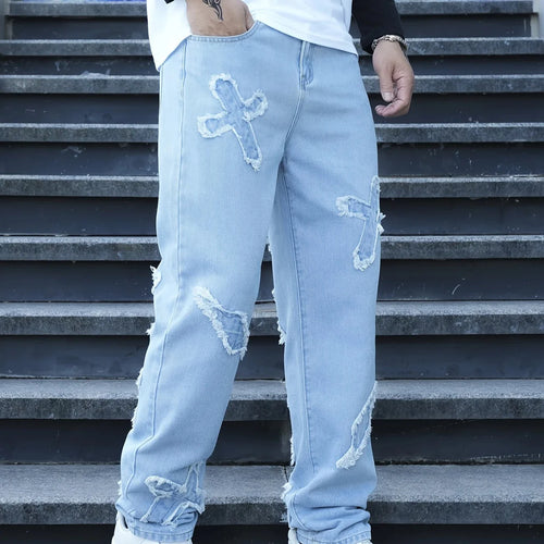 Embroidered-Elegance Jeans