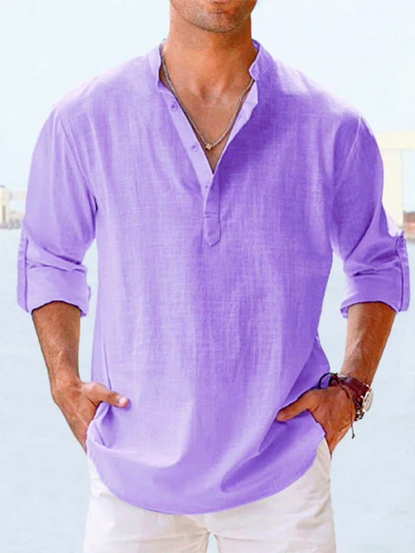 Slimming Linen Shirt for Effortless Style