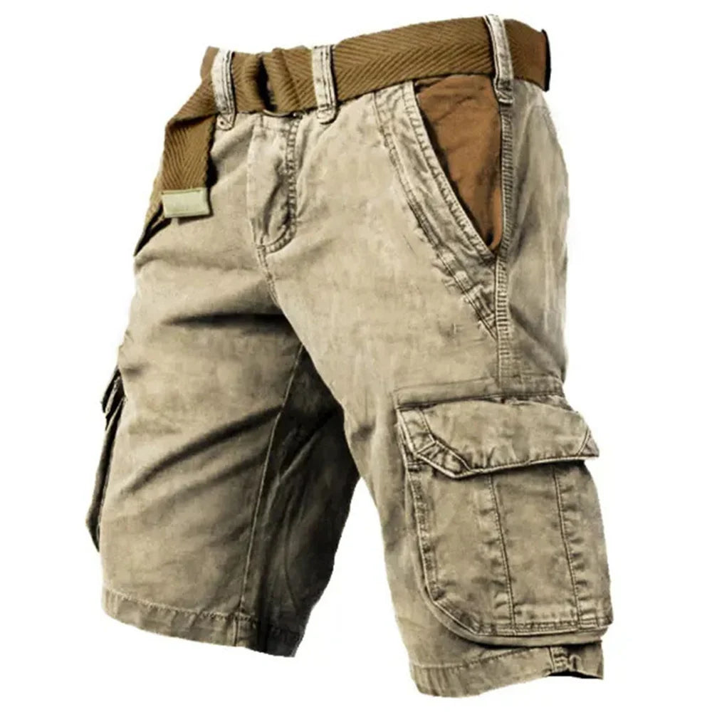 Vintage-Charm Cargo Shorts