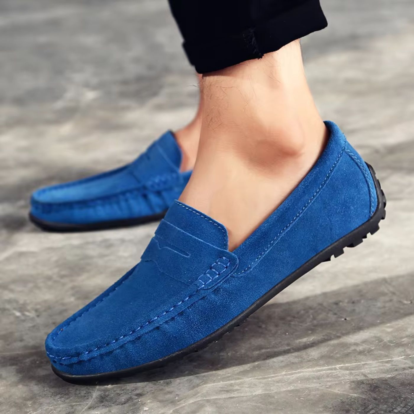 Comfort-Cushion Suede Loafers