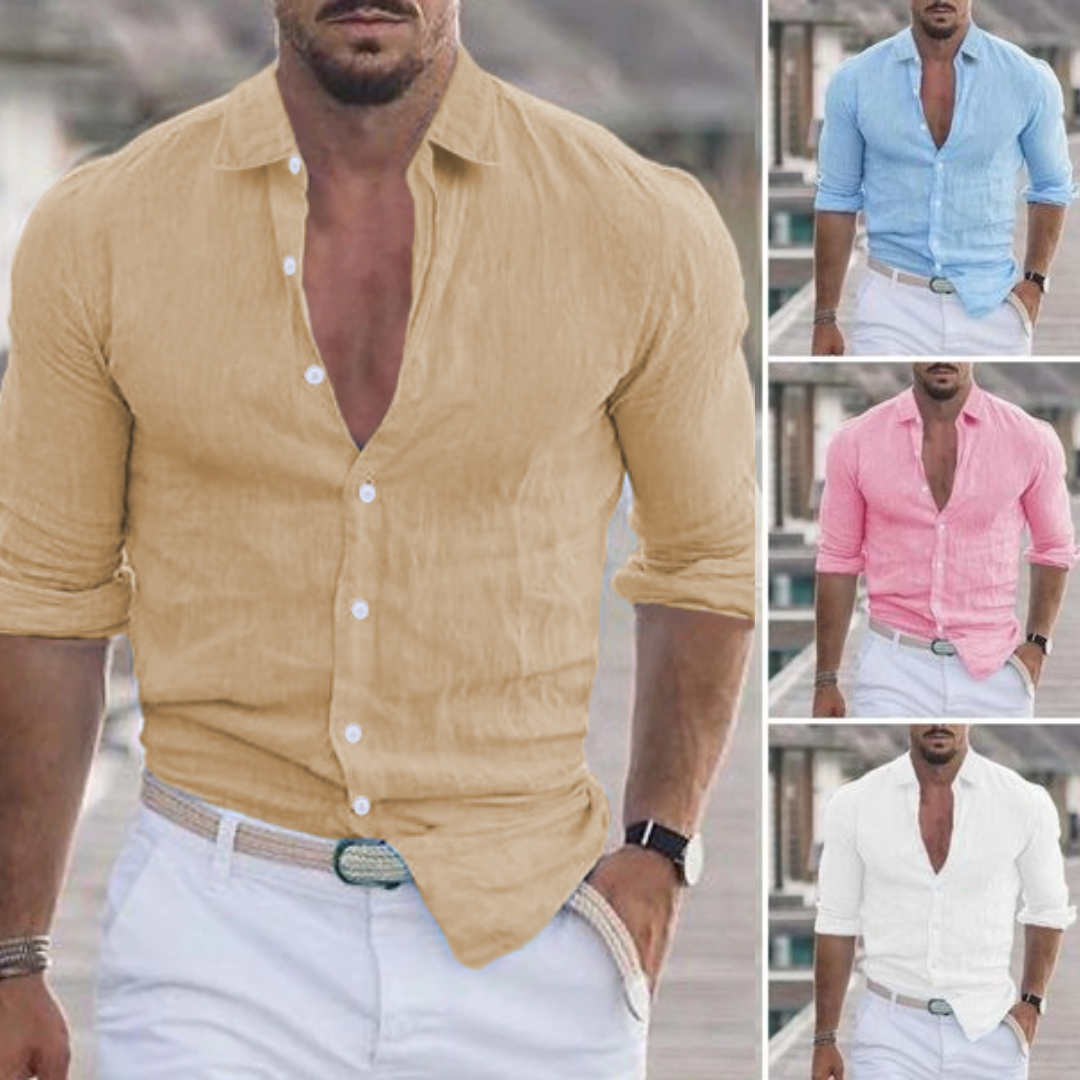 Cooling Summer Linen Shirt