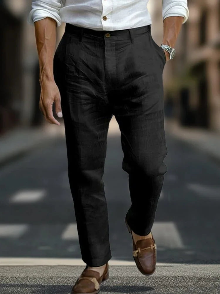 Stay Cool, Look Sharp Linen Trousers