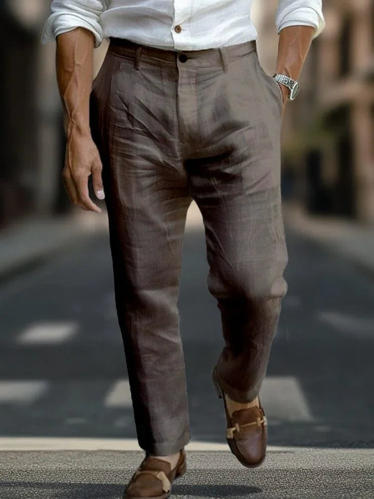 Stay Cool, Look Sharp Linen Trousers