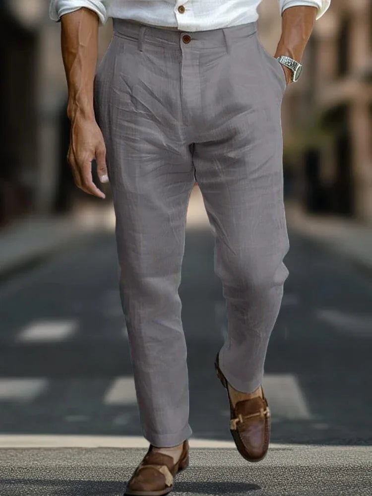 Stay Cool, Look Sharp Linen Trousers