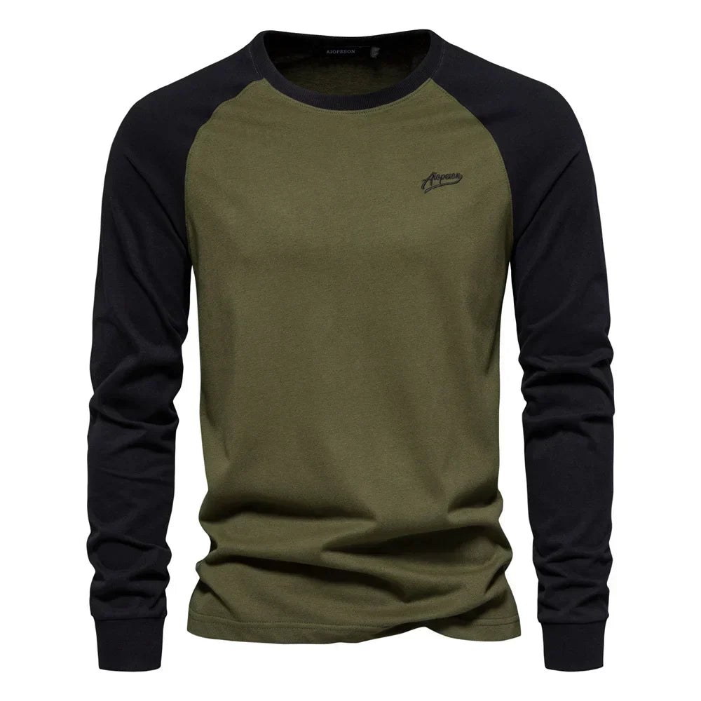 Breathable Raglan Long-Sleeve Shirt