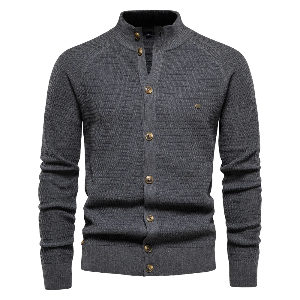 Slim-Fit Cotton Cardigan