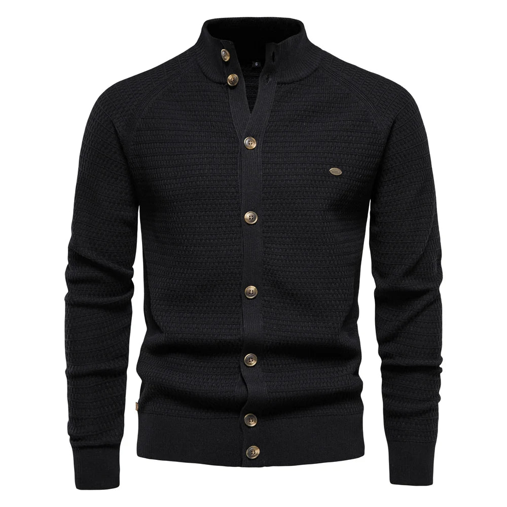 Slim-Fit Cotton Cardigan