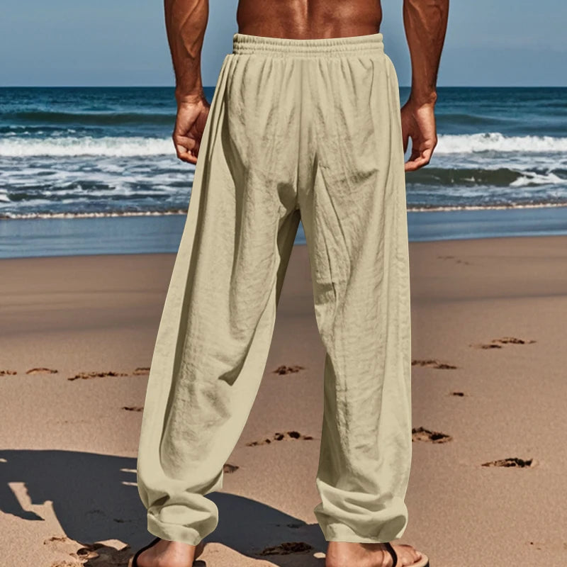 Vacation-Ready Linen Comfort Pants