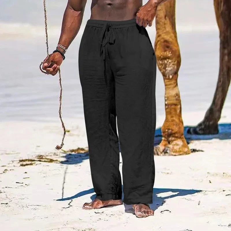 Cool Breeze Linen Beach Pants