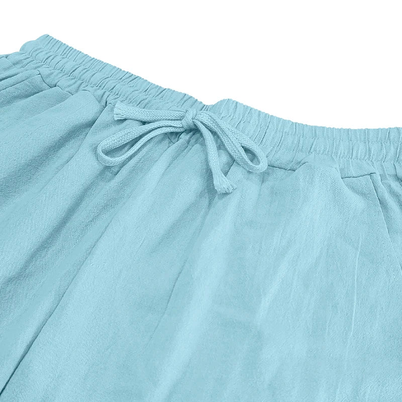 Vacation-Ready Linen Comfort Pants