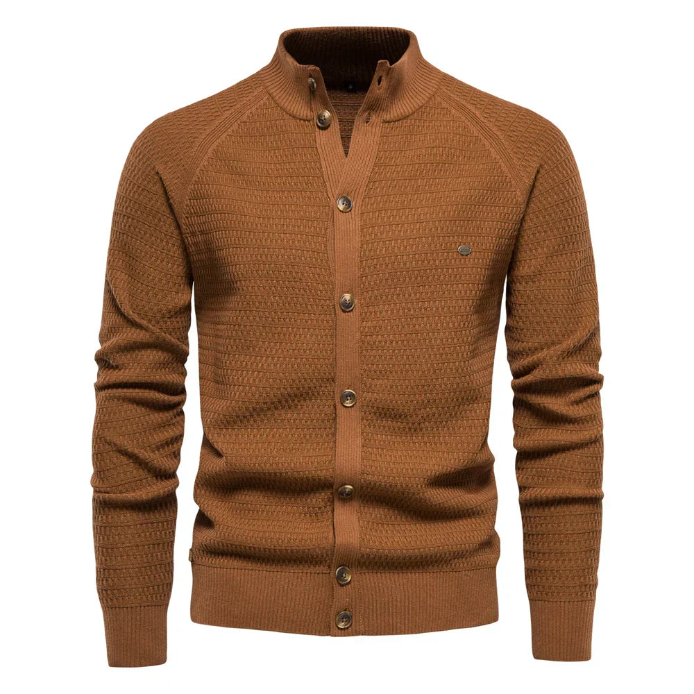 Slim-Fit Cotton Cardigan
