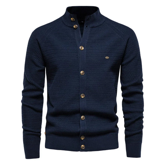 Slim-Fit Cotton Cardigan