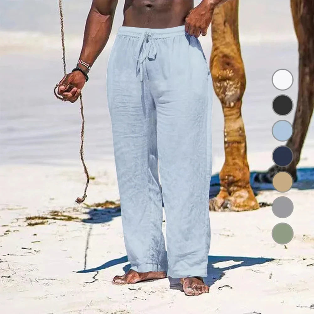 Cool Breeze Linen Beach Pants