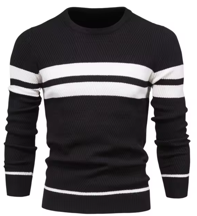 Herringbone Slim-Fit Sweater