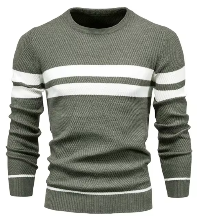 Herringbone Slim-Fit Sweater