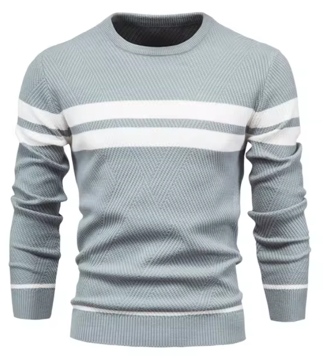 Herringbone Slim-Fit Sweater