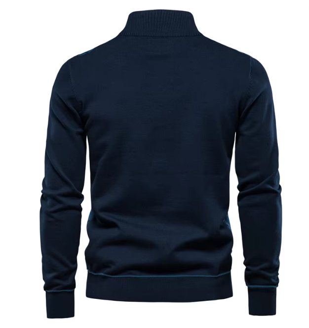 Soft-Touch Half-Zip Sweater