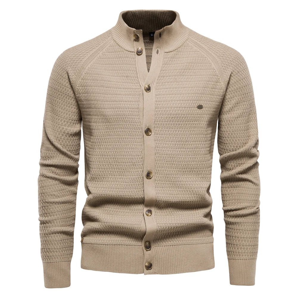 Slim-Fit Cotton Cardigan