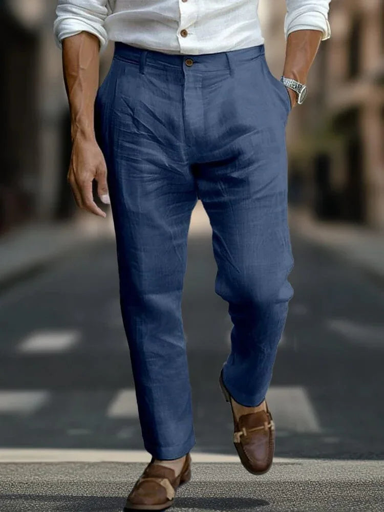 Stay Cool, Look Sharp Linen Trousers