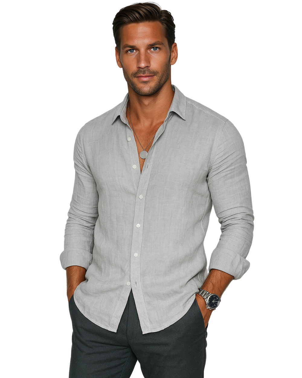 Chic Curve-Hugging Shirt