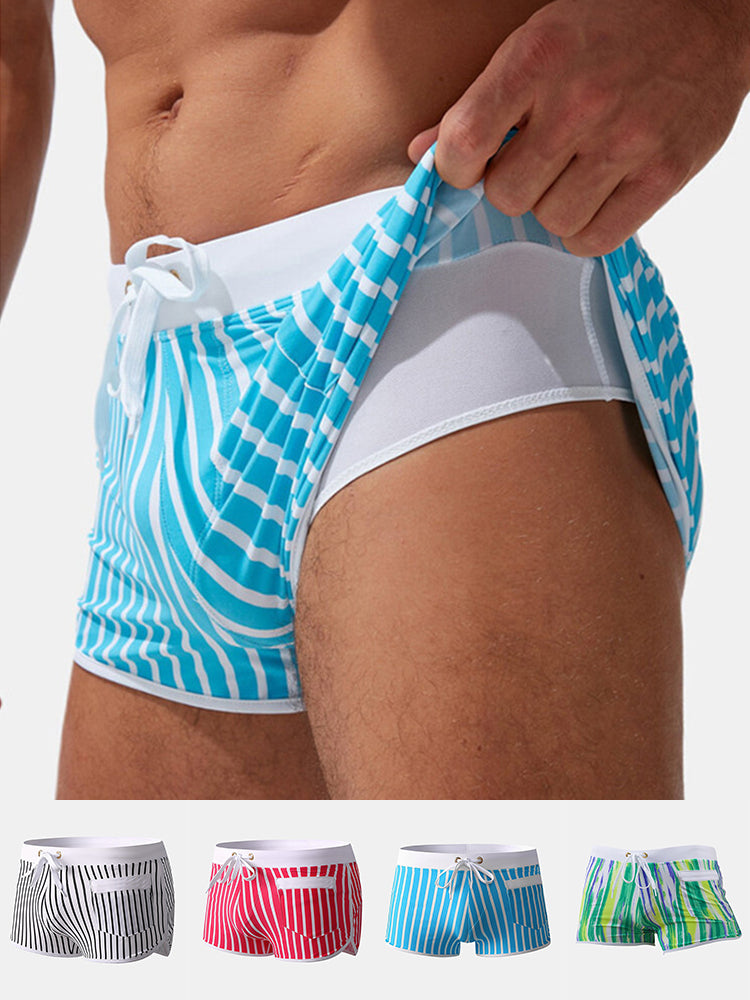 Secure-Pocket Swim Trunks