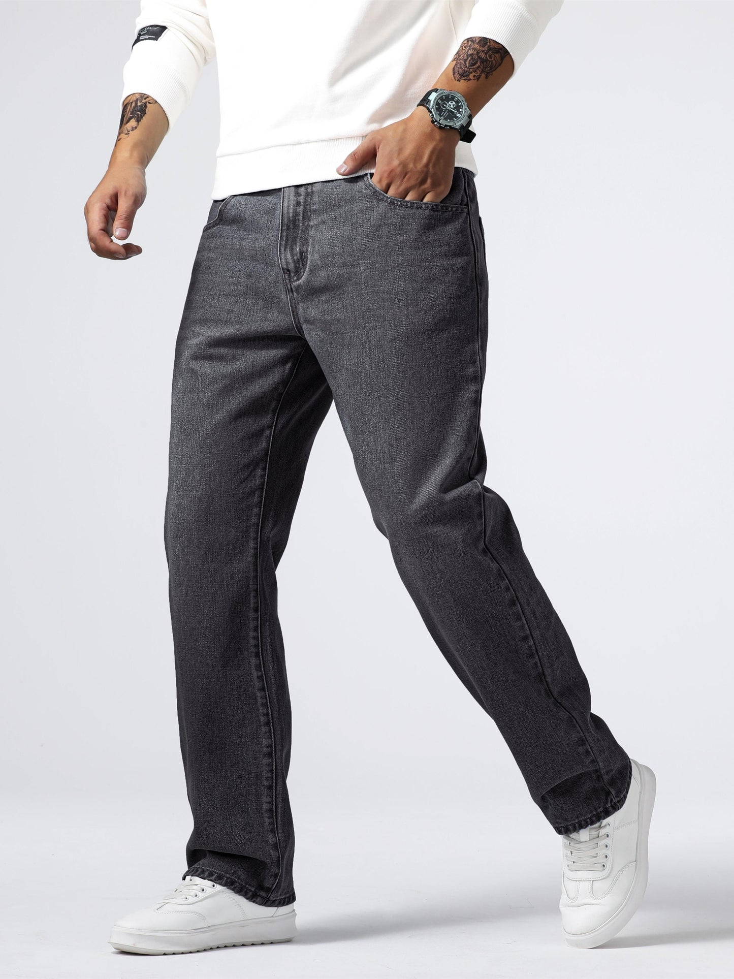 Everyday-Comfort Denim Pants