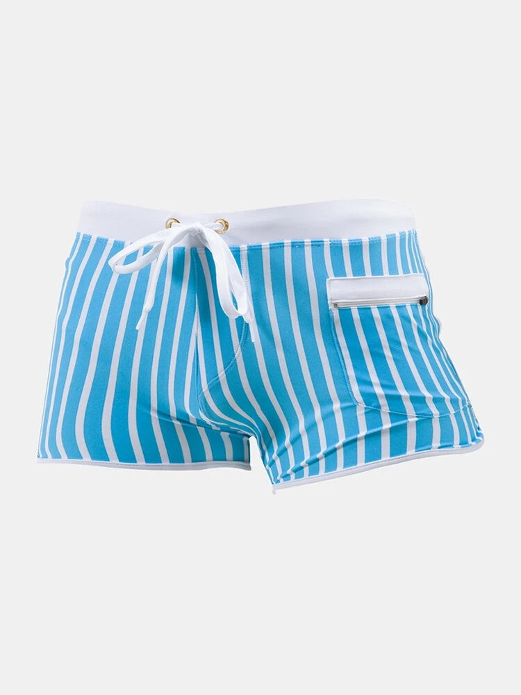 Secure-Pocket Swim Trunks